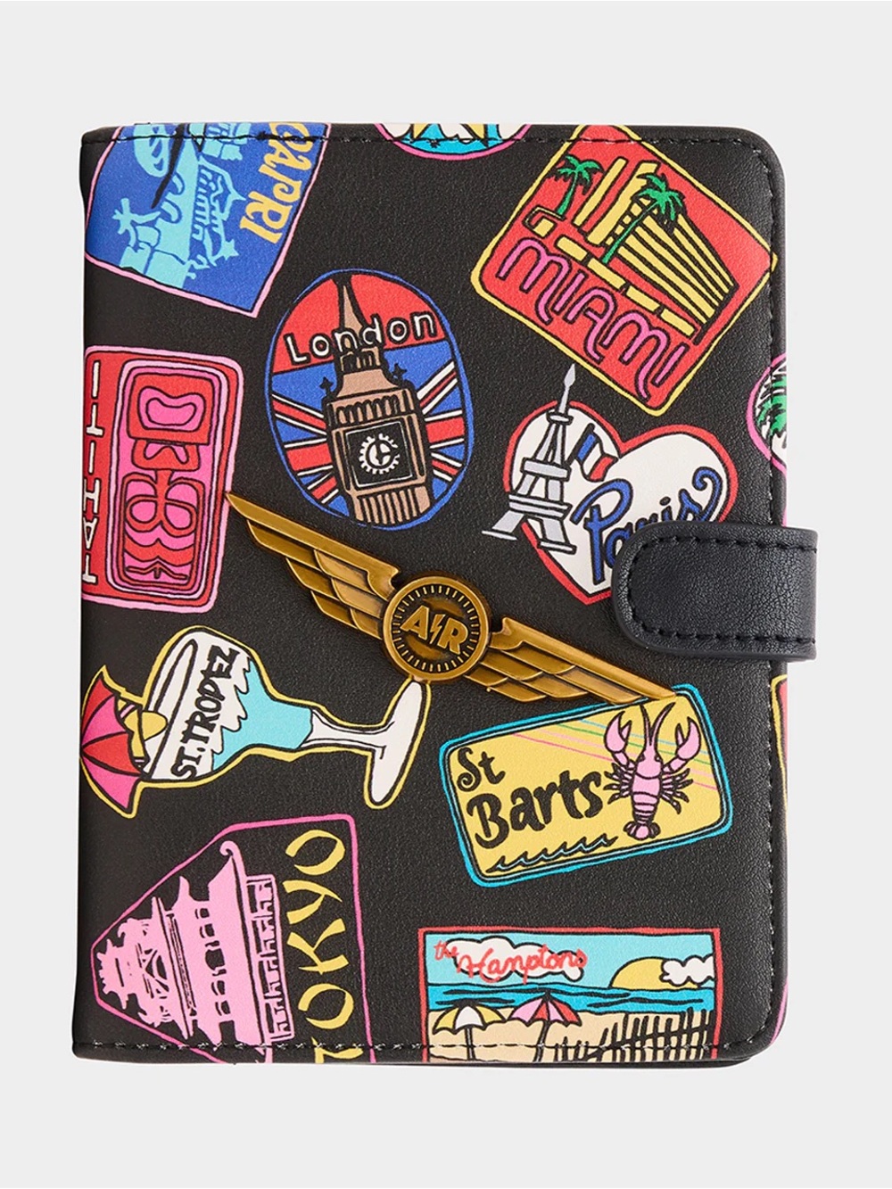Betsey Johnson Jet Set Passport Case new with tags nwt